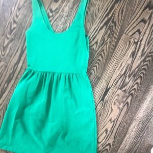 JCREW emerald green dress